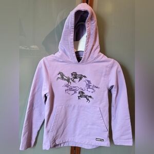 Kerrits Lavender Hoodie with Horse Design